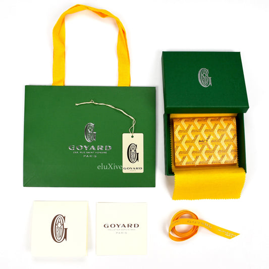 Goyard - Saint Marc Bifold Card Holder (Yellow)
