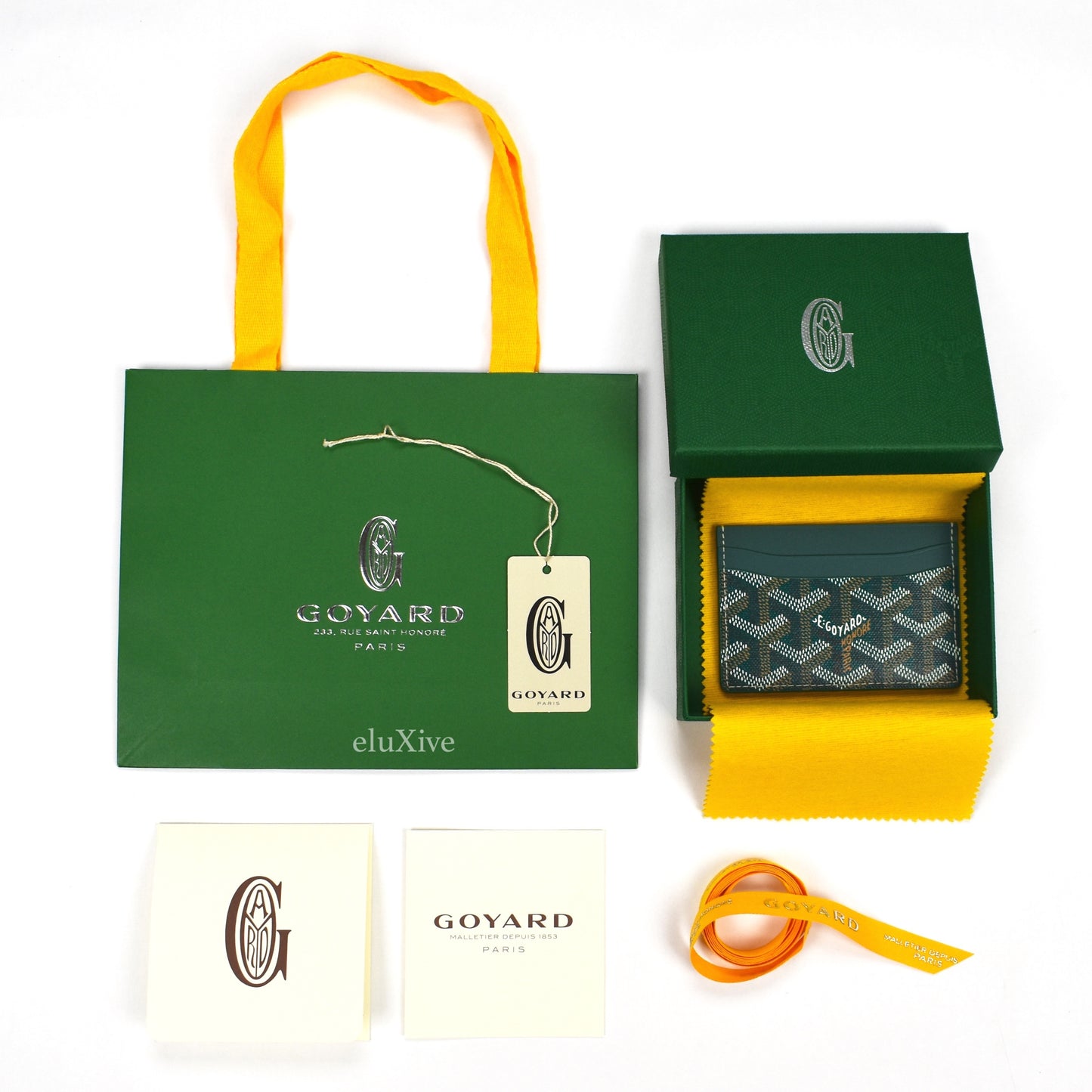 Goyard - Saint Sulpice Card Holder (Green)