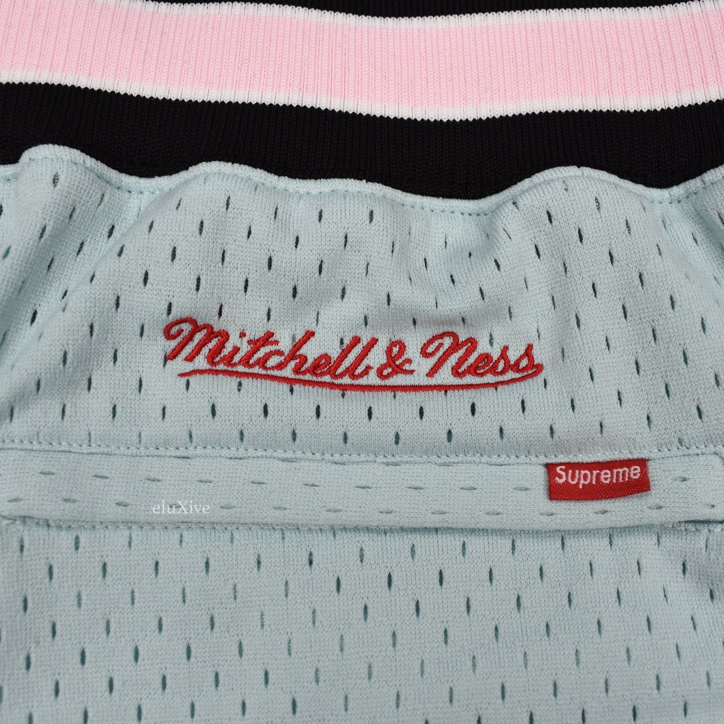 Supreme x Mitchell & Ness - Light Blue Basketball Shorts