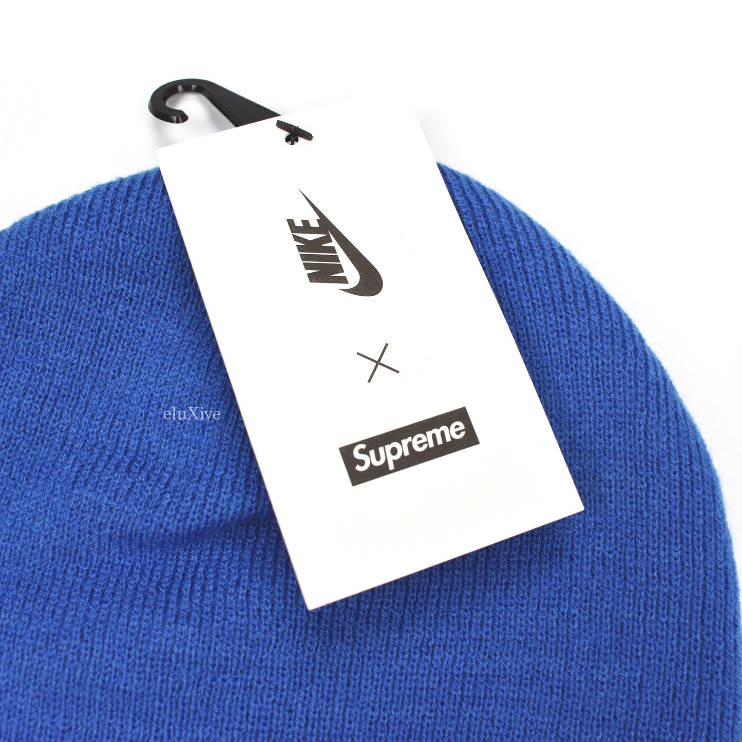 Supreme x Nike - Snakeskin Logo Beanie (Blue)