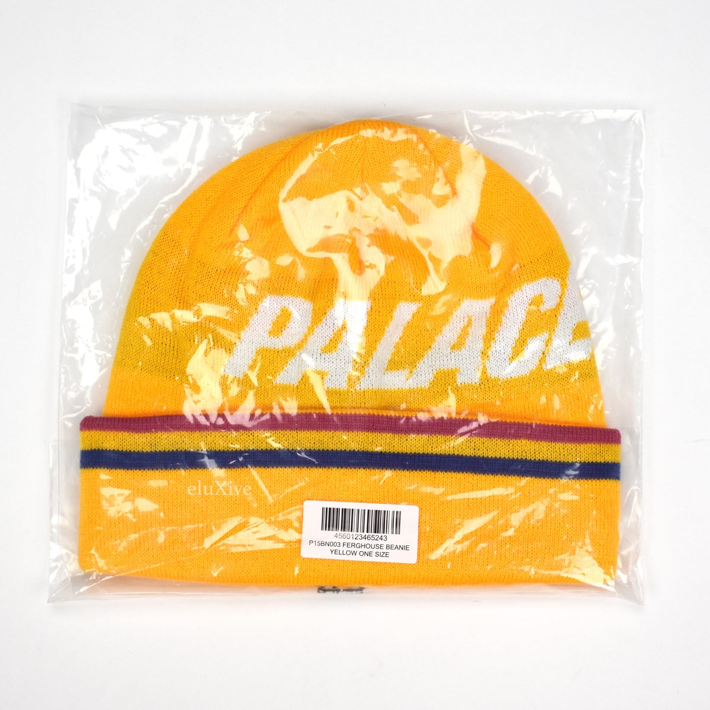 Palace - Ferghouse Logo Knit Beanie (Yellow)
