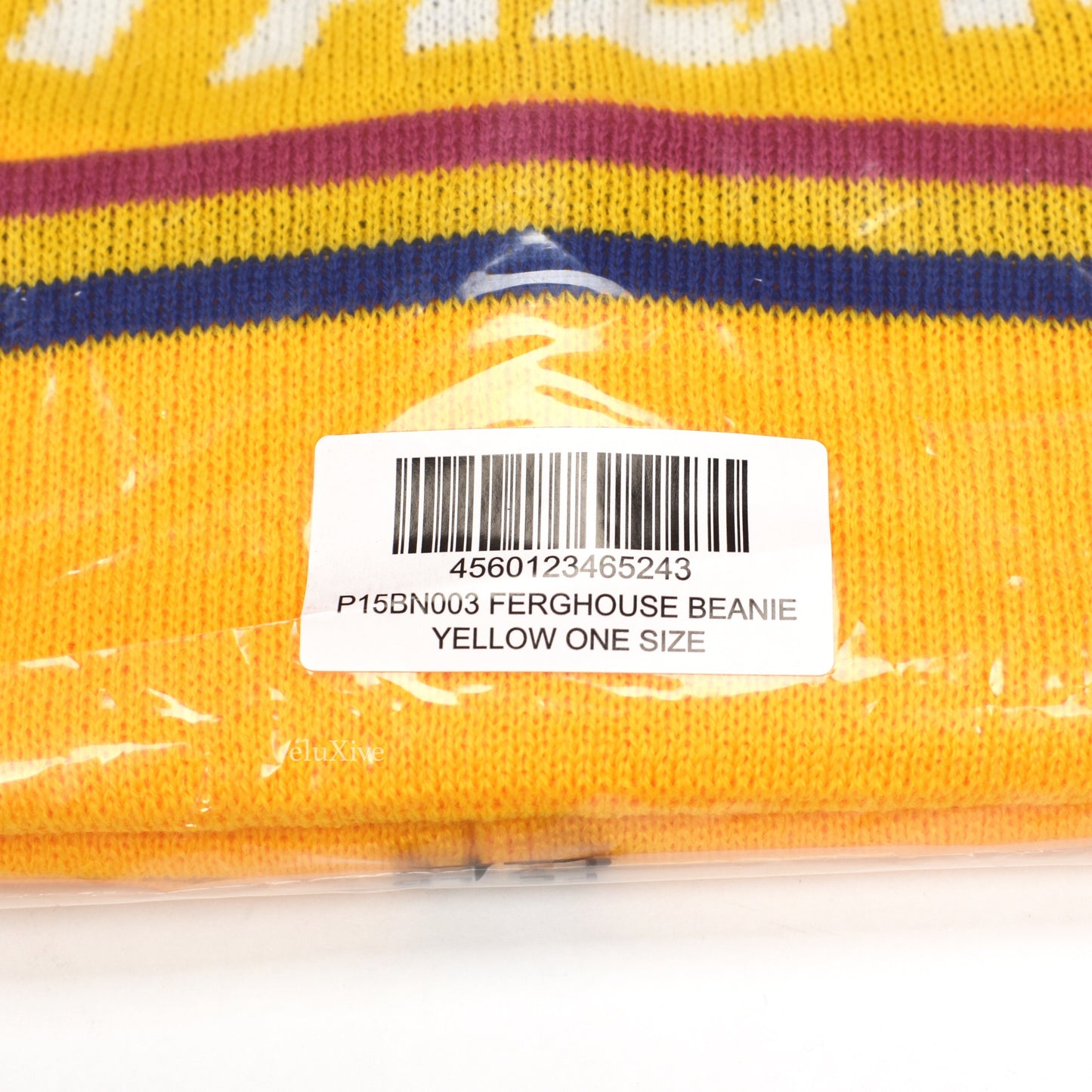 Palace - Ferghouse Logo Knit Beanie (Yellow)