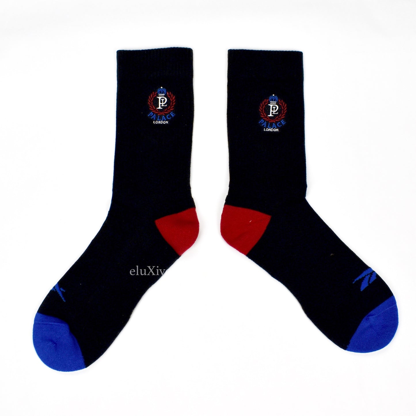 Palace x Reebok - Wreath Logo Socks (Black)