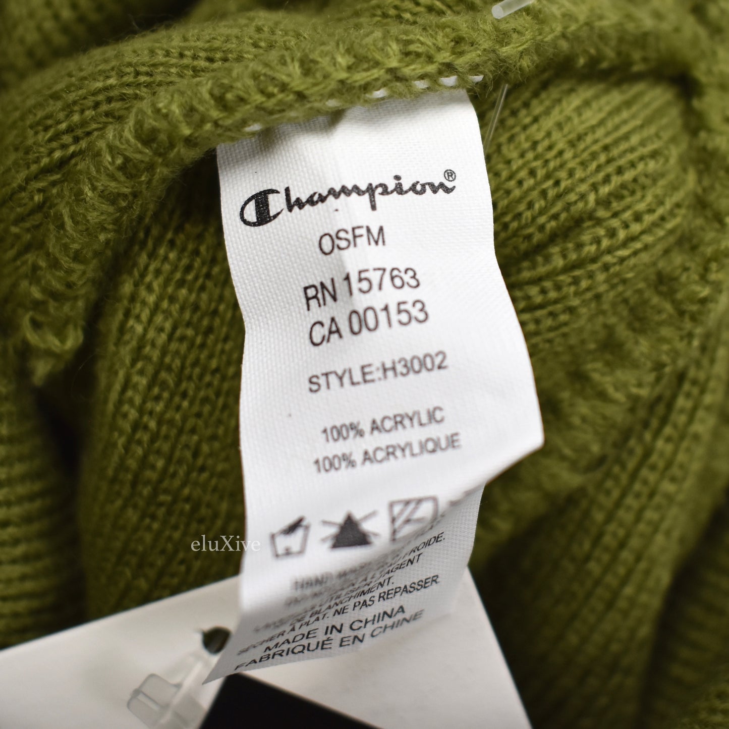 Supreme x Champion Metallic Logo Beanie (Olive)