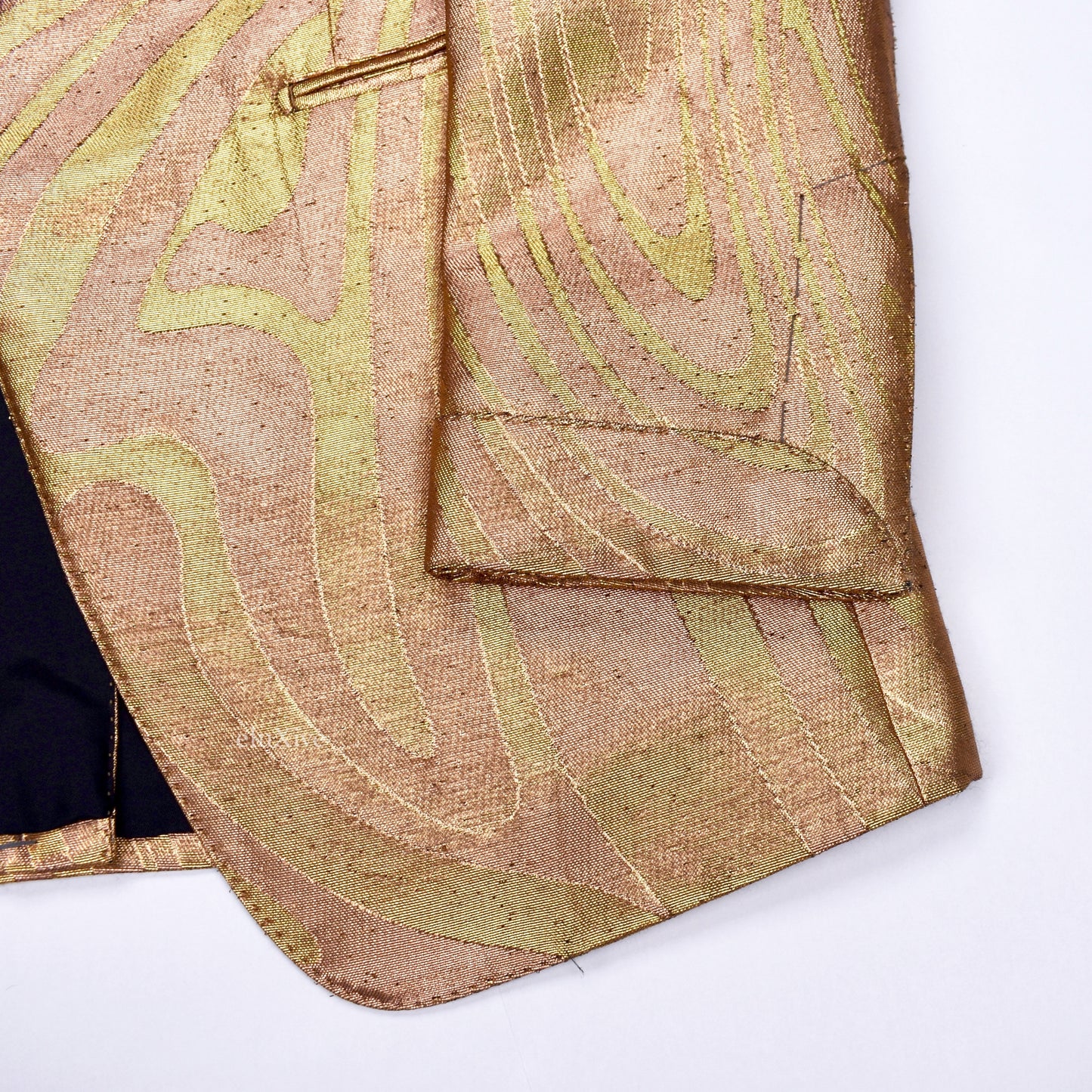 Tom Ford - Gold Swirl Woven Blazer