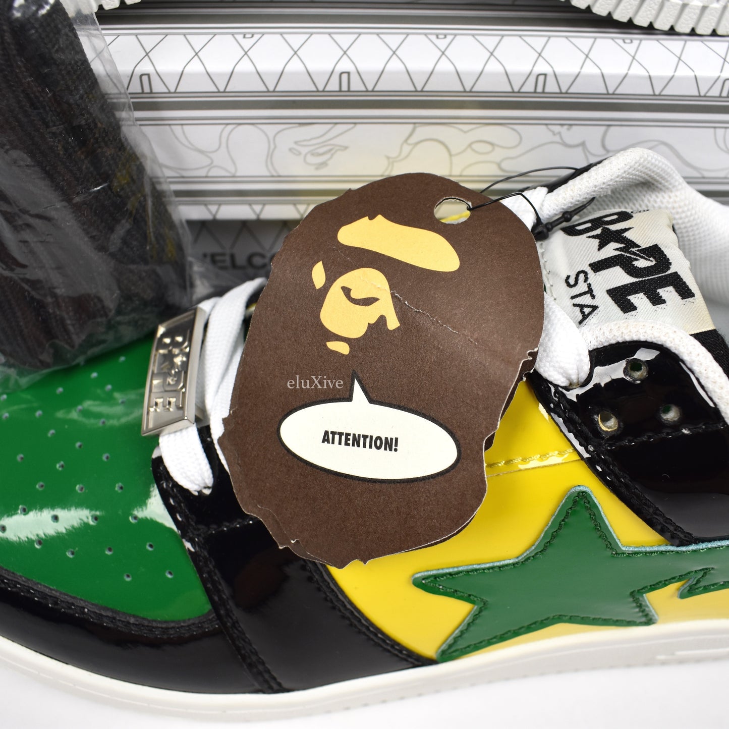 Bape - Bapesta 'Jamaica' (Black/Green/Yellow)