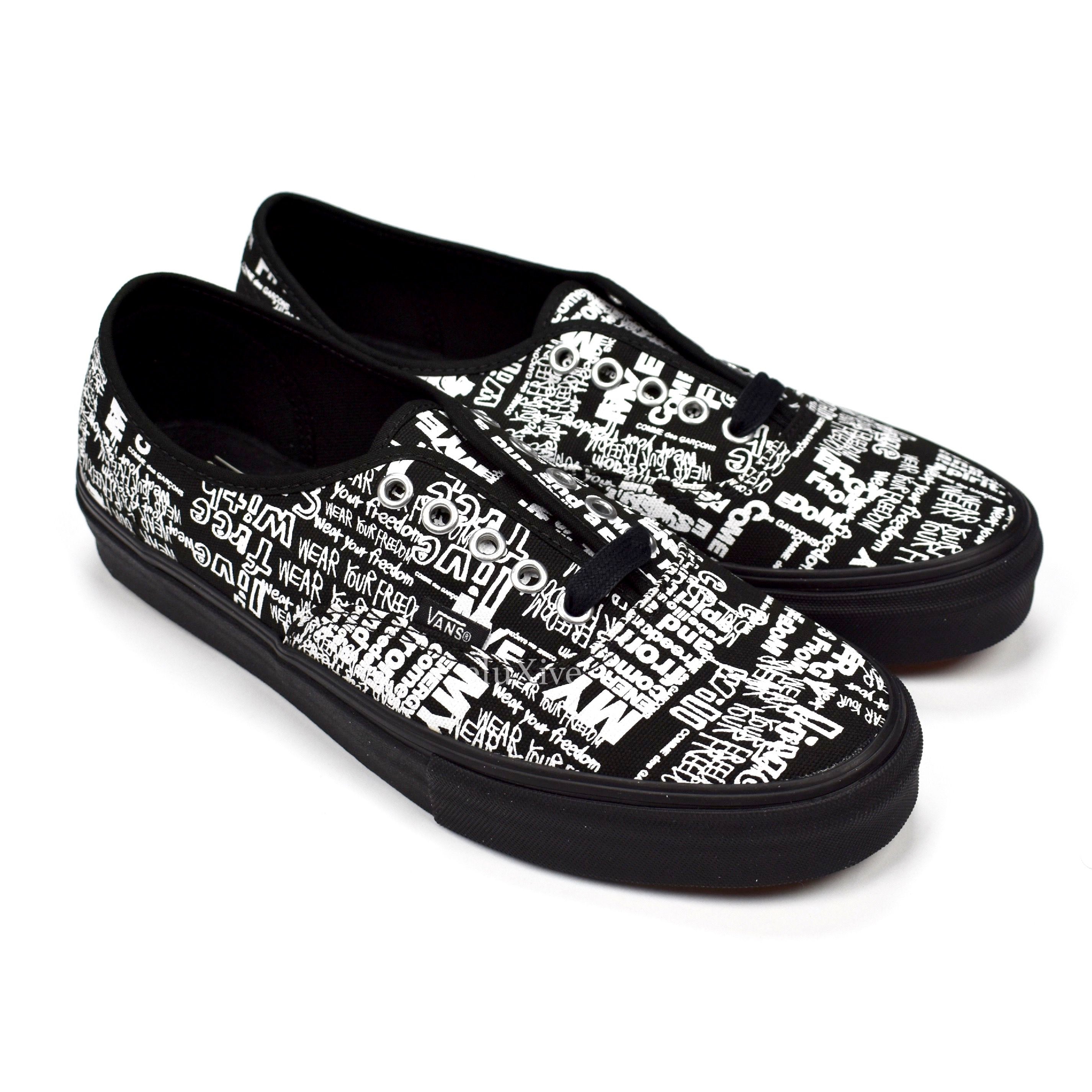 Comme des Garcons x Vans Authentic LX CDG Message eluXive