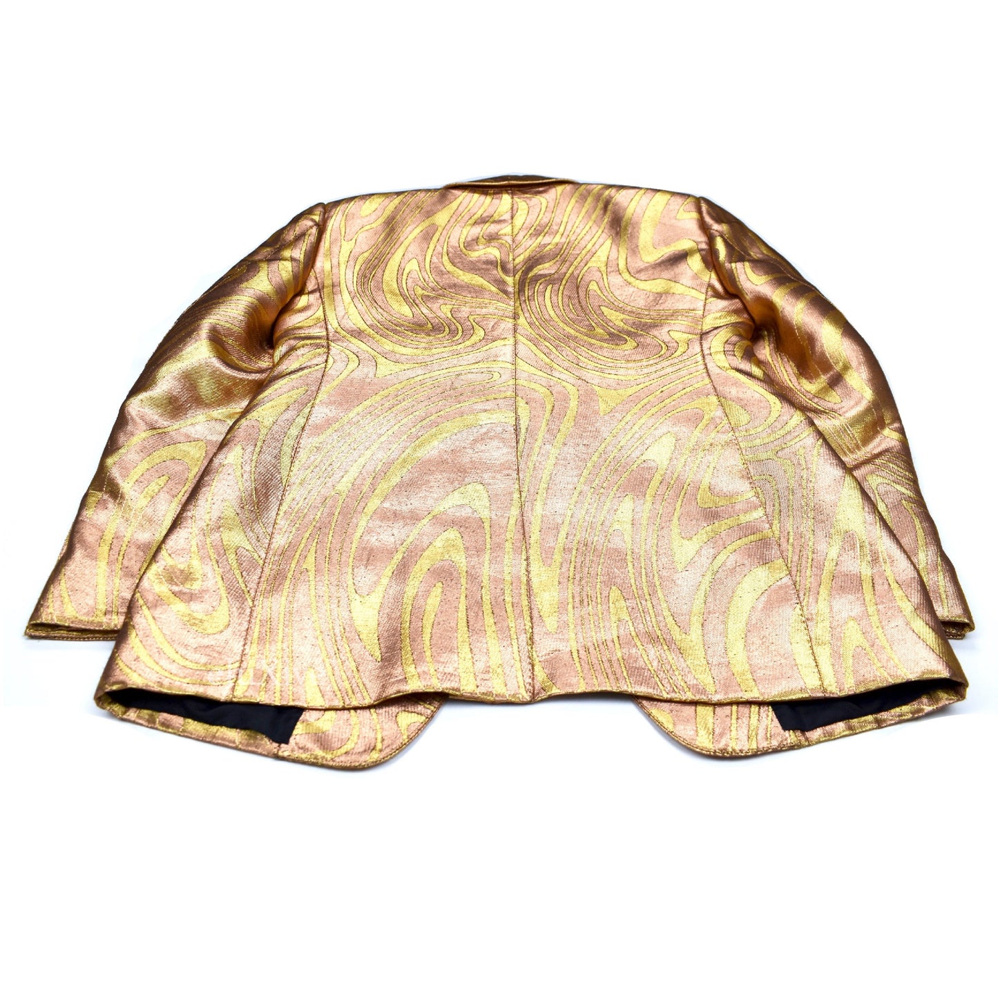 Tom Ford - Gold Swirl Woven Blazer