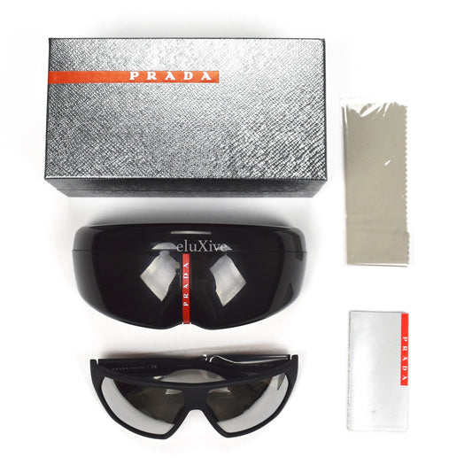 Prada - Black PS 08US Sport Sunglasses