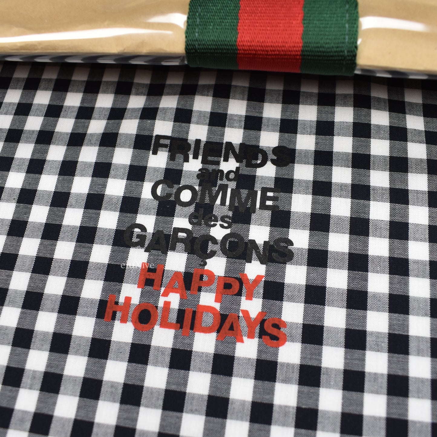 Commes des Garcons x Gucci - Paper & Plastic Logo Tote Bag