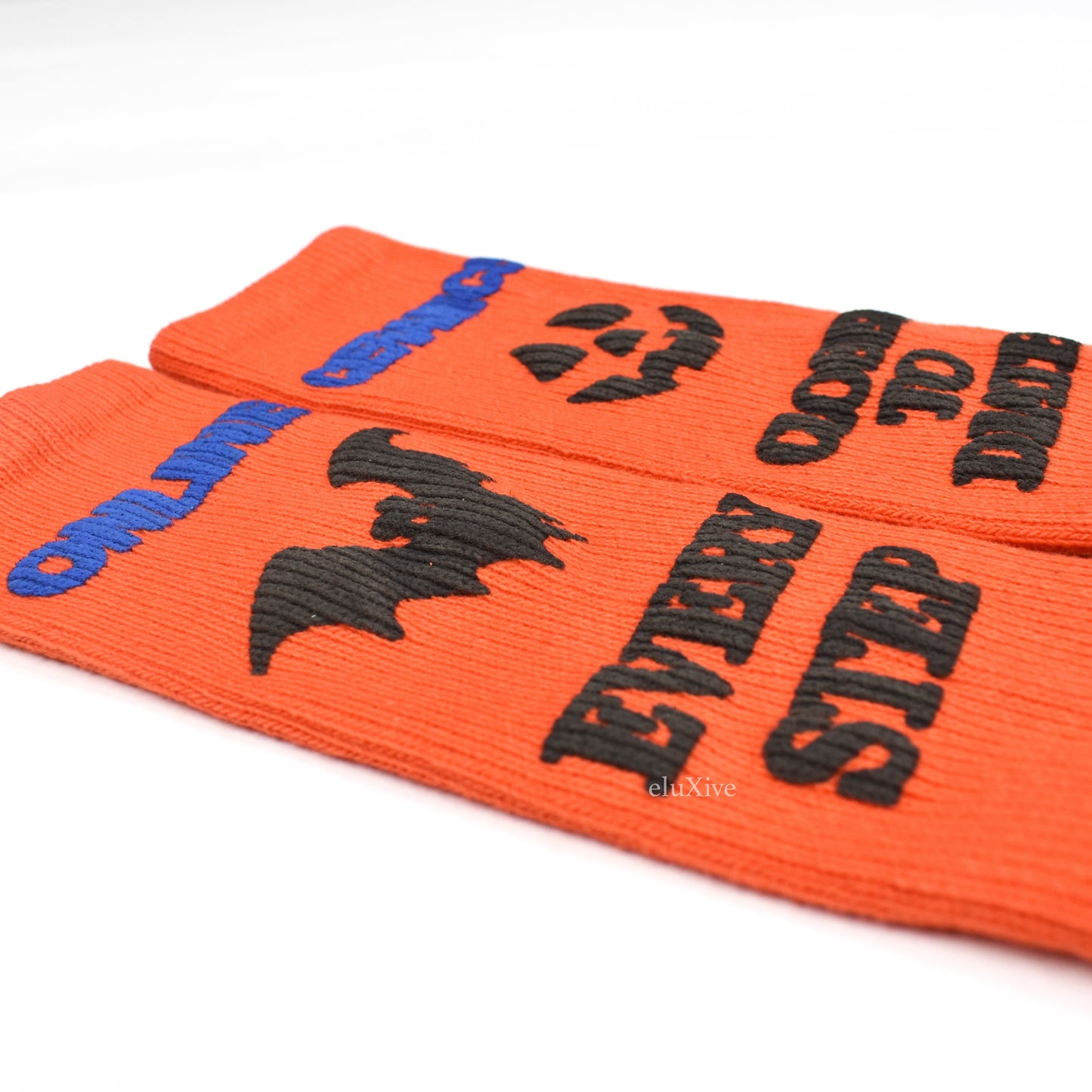 Online Ceramics - Every Step Closer to Death Logo Socks (Orange)