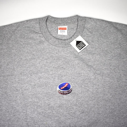 Supreme - Box Logo Bottle Cap T-Shirt (Gray)