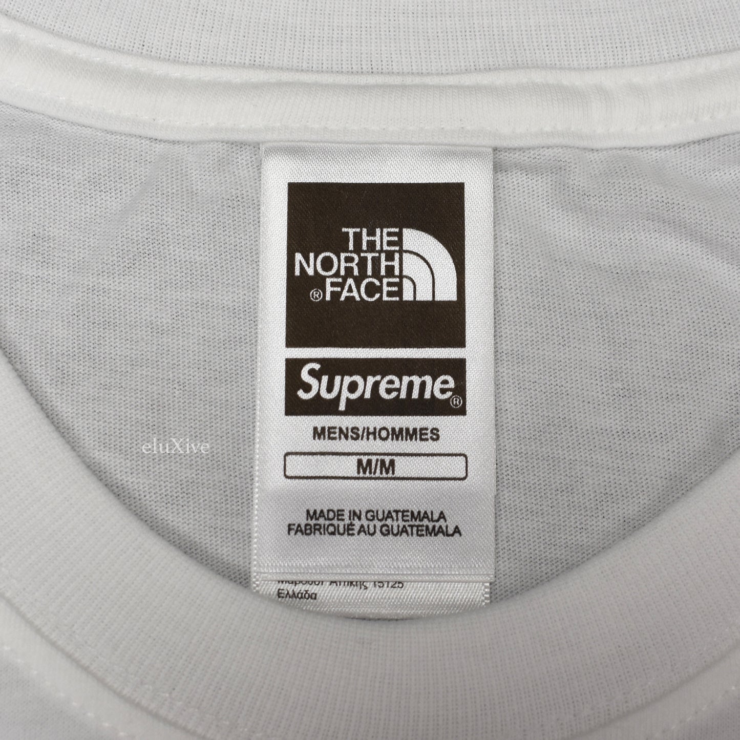 Supreme x The North Face - Metallic Box Logo T-Shirt (White)