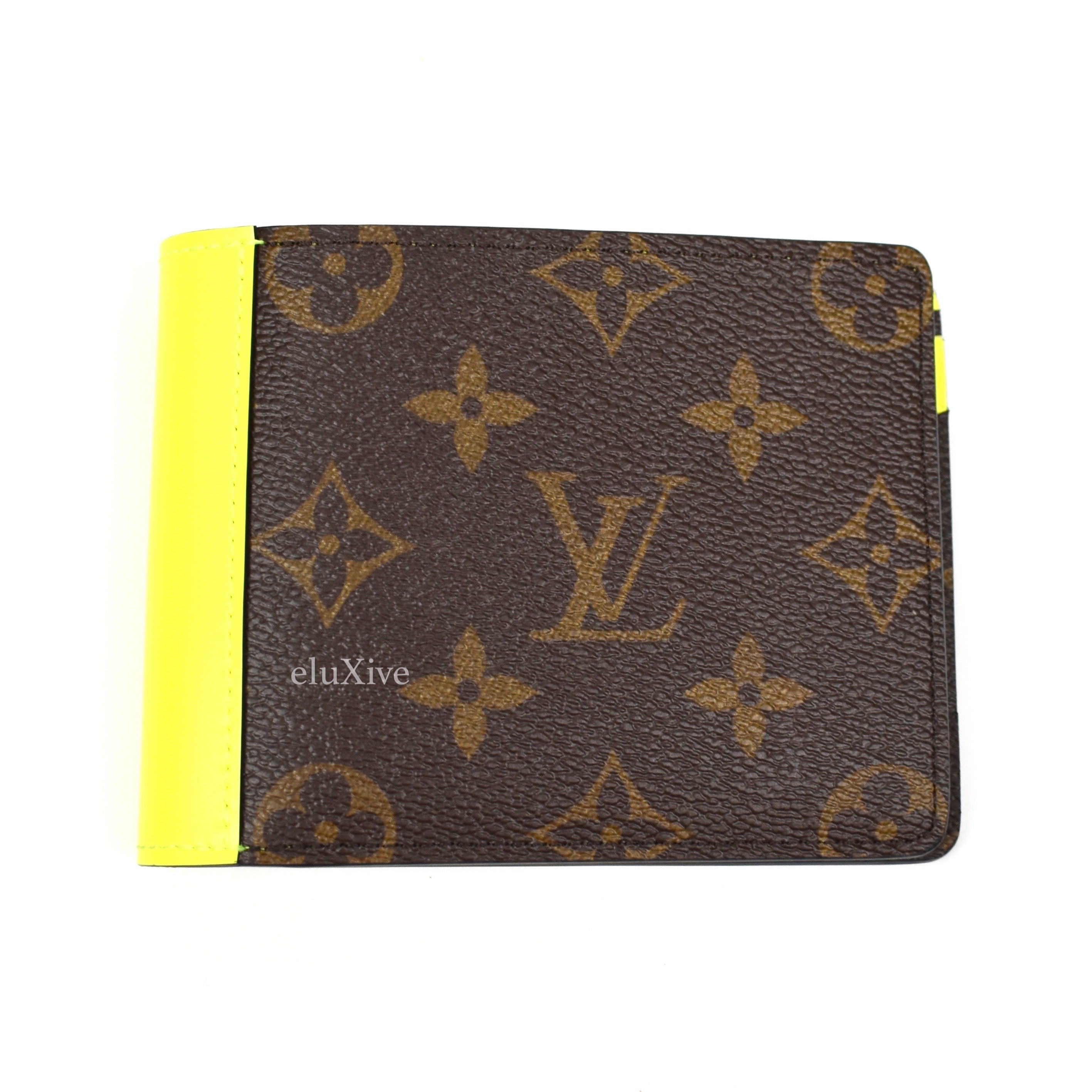Louis Vuitton Monogram Macassar Multiple Wallet 2022-23FW, Brown