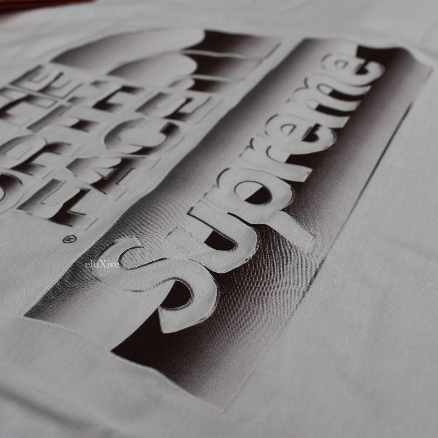 Supreme x The North Face - Metallic Box Logo T-Shirt (White)