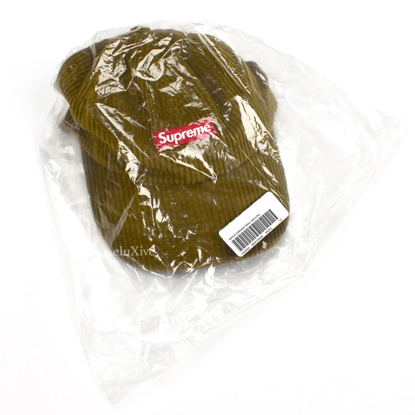 Supreme - Small Box Logo Corduroy Hat (Brown)