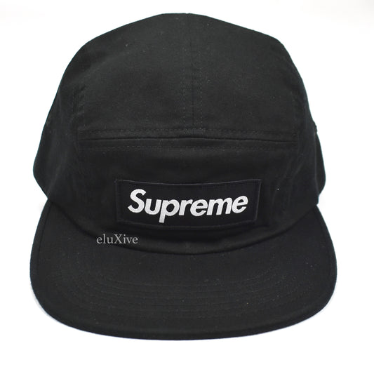 Supreme - Black Military Box Logo Hat (FW18)