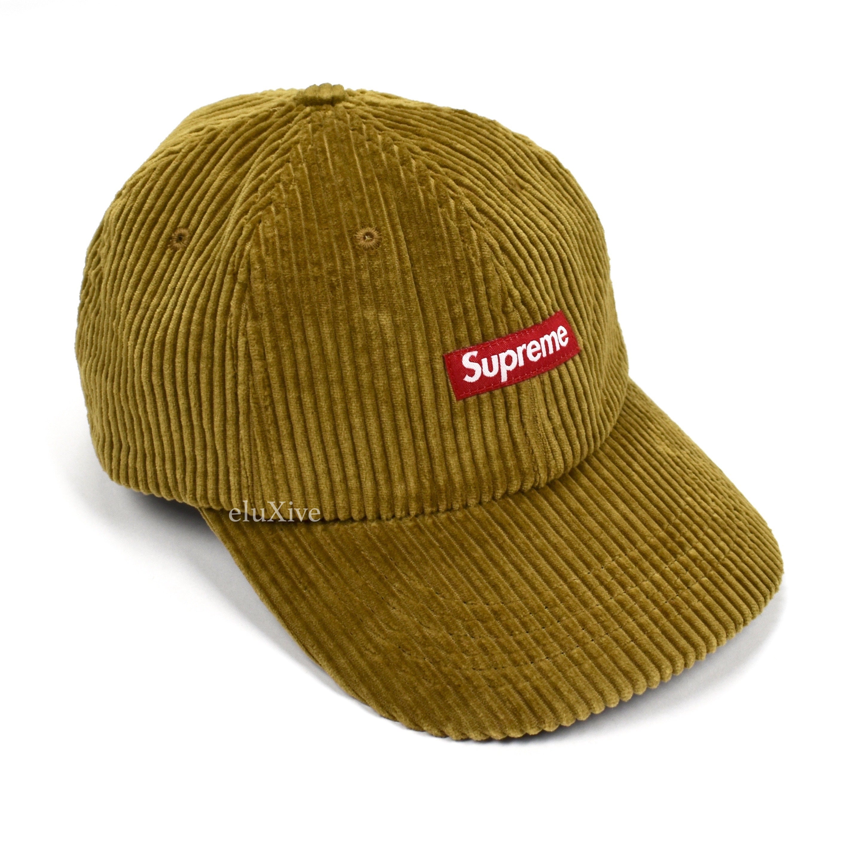Supreme - Small Box Logo Corduroy Hat (Brown) – eluXive