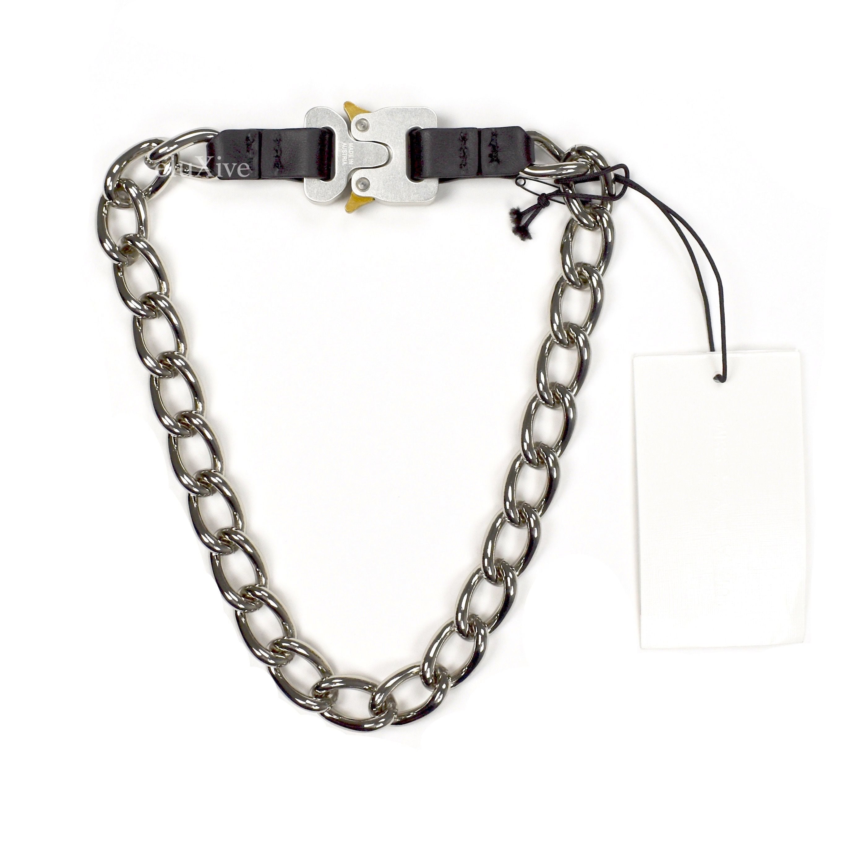 ★ALYX★ l Buckle Necklace Silver Alyx - Silver Roller Coaster Buckle Chain Necklace – eluXive