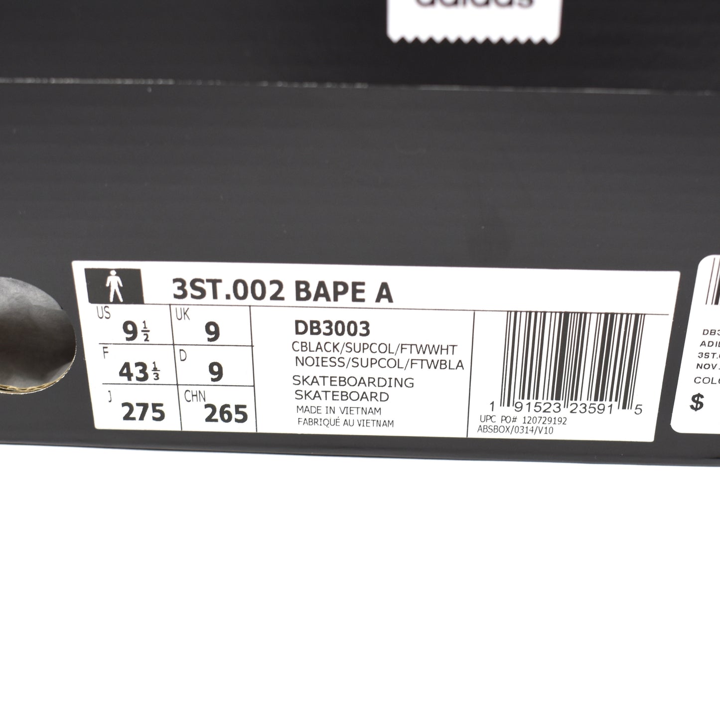 Adidas x Bape - 3ST.002 Snowboarding Sneakers
