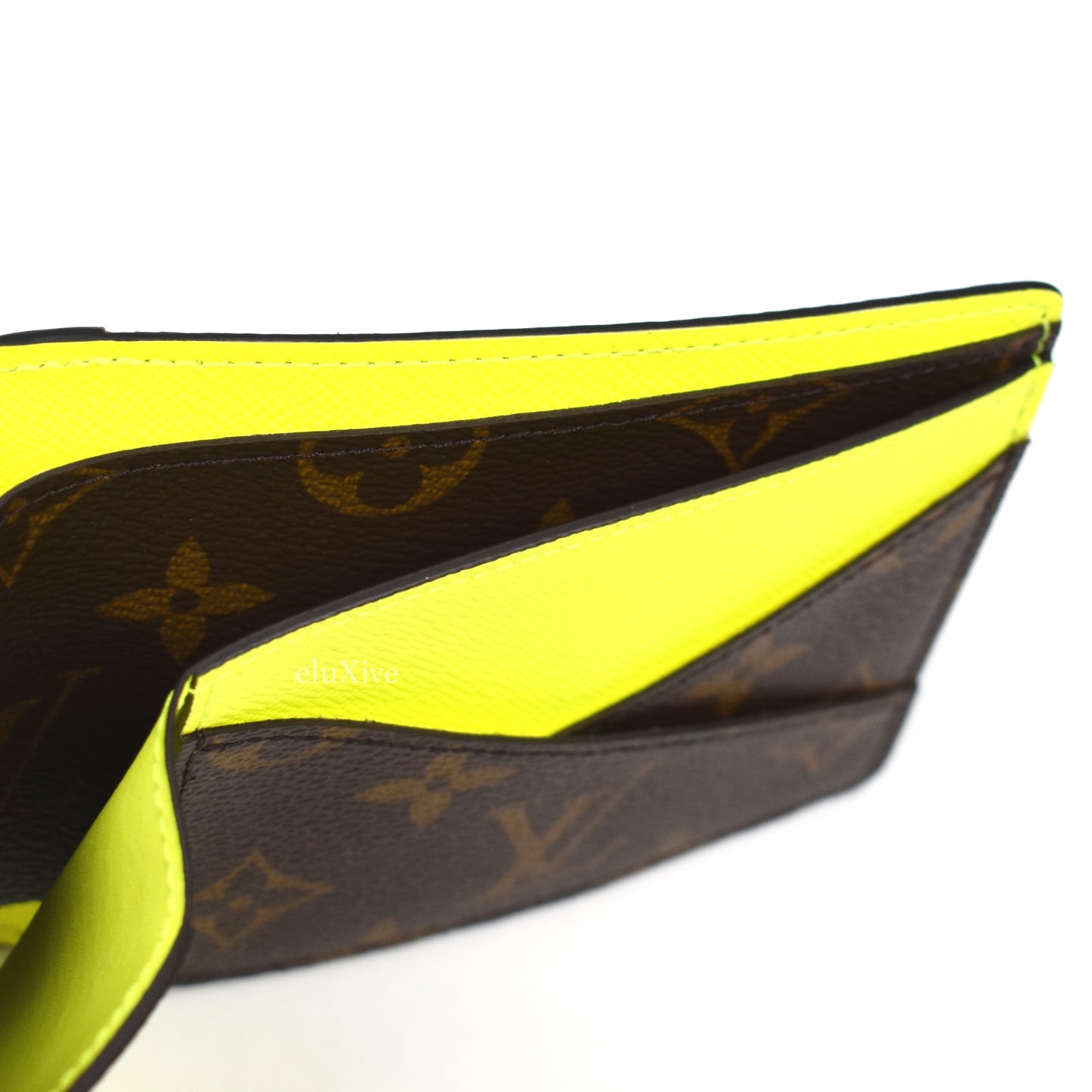 Louis Vuitton - Brown Monogram Macassar Multiple Wallet (Fluo)