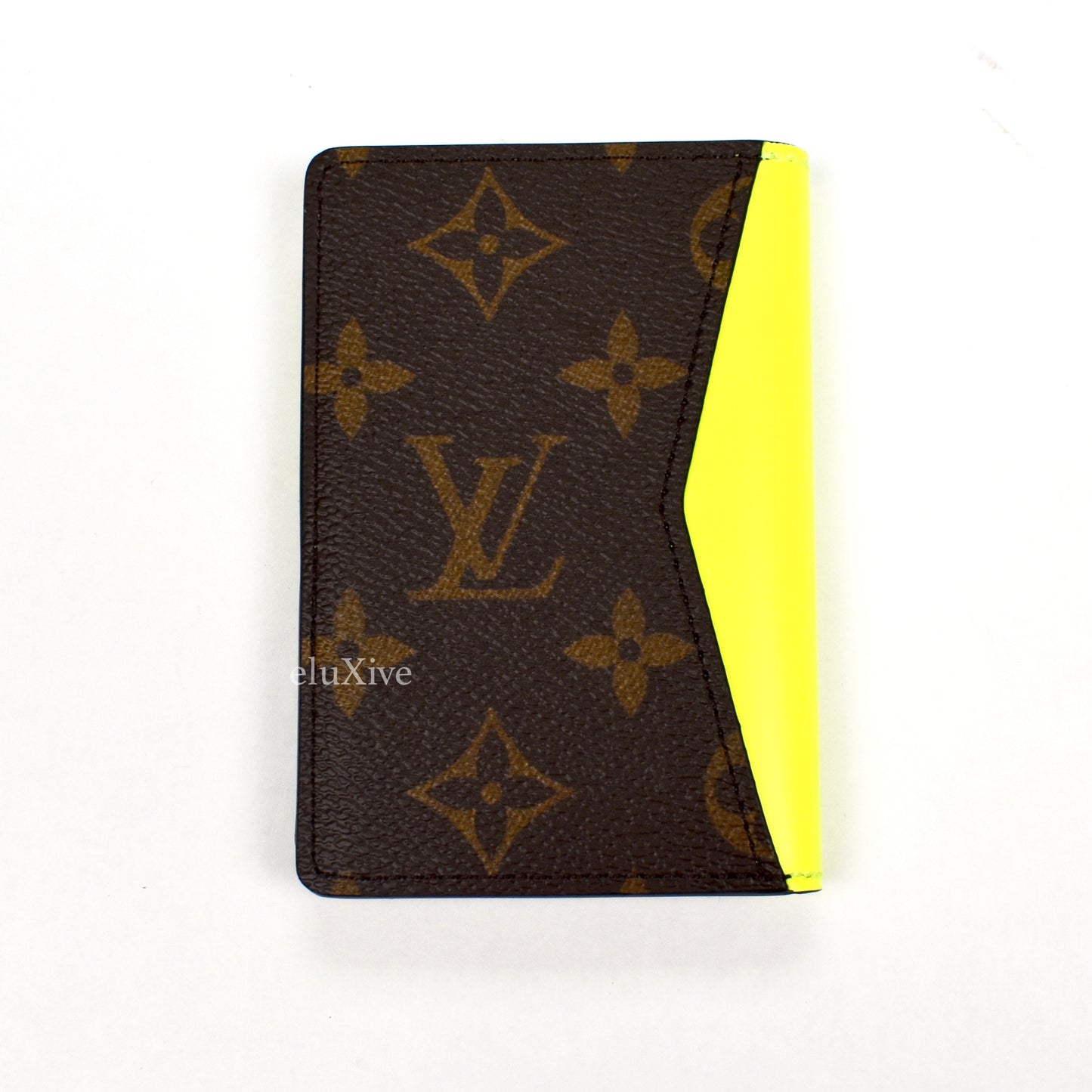 Louis Vuitton - Brown Monogram Macassar Pocket Organizer (Fluo)