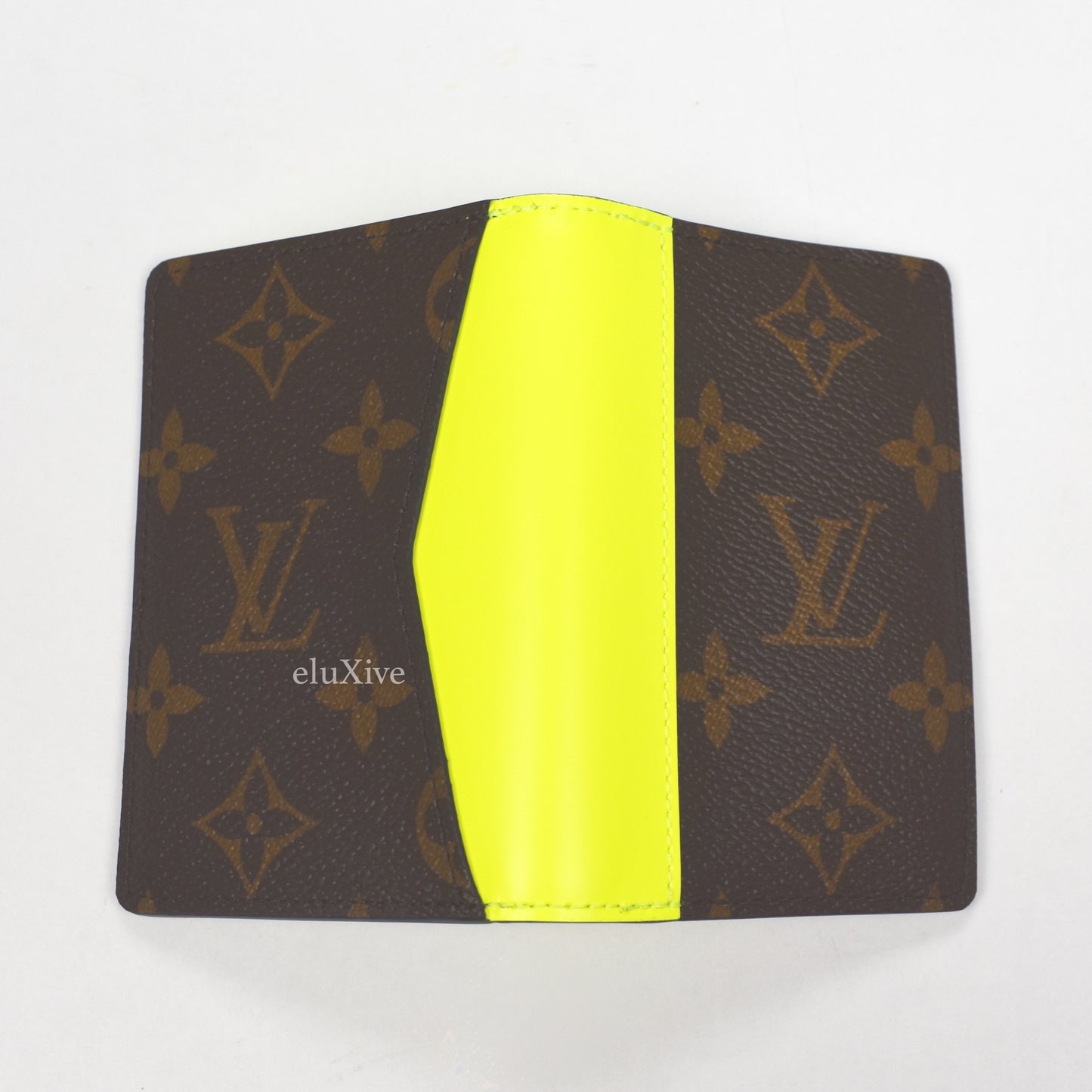 Louis Vuitton - Brown Monogram Macassar Pocket Organizer (Fluo)