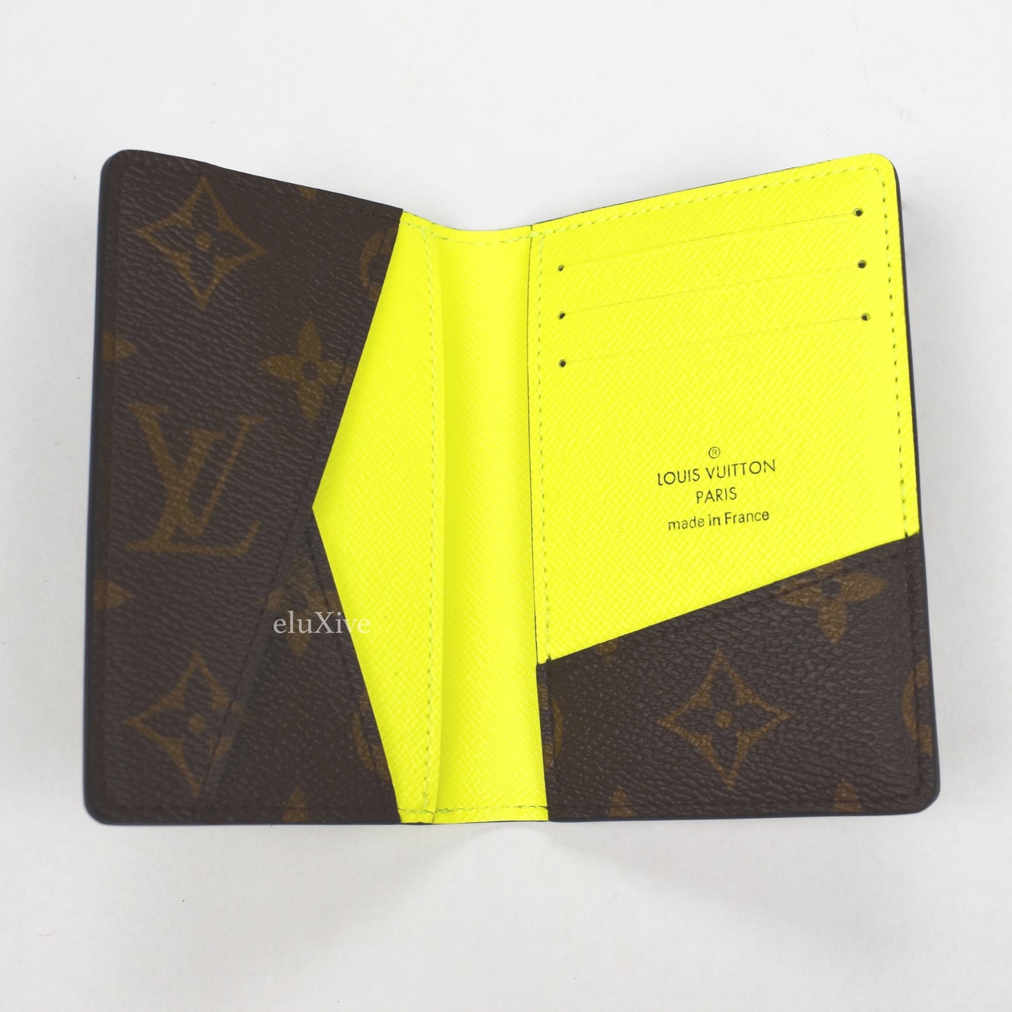 Louis Vuitton - Brown Monogram Macassar Pocket Organizer (Fluo)