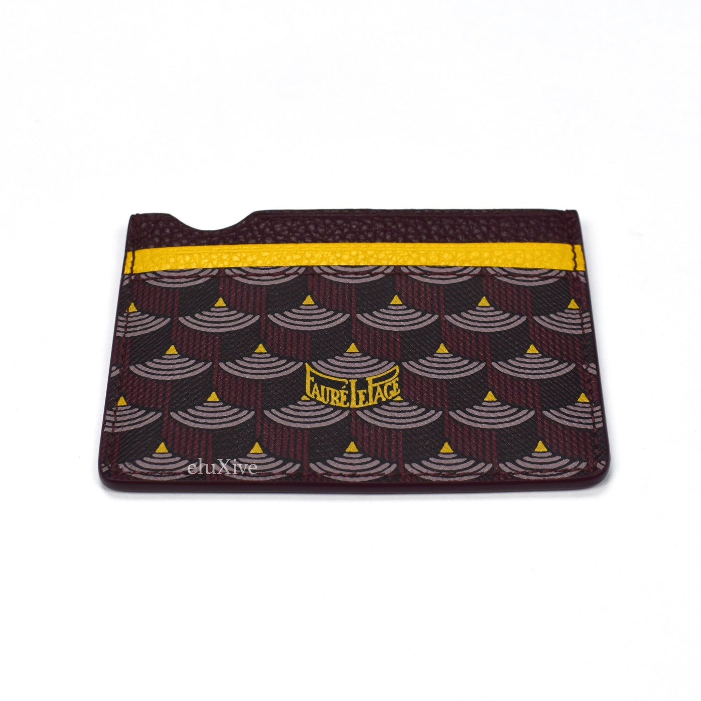 Faure Le Page - Rouge Ivresse / Yellow 4CC Card Holder
