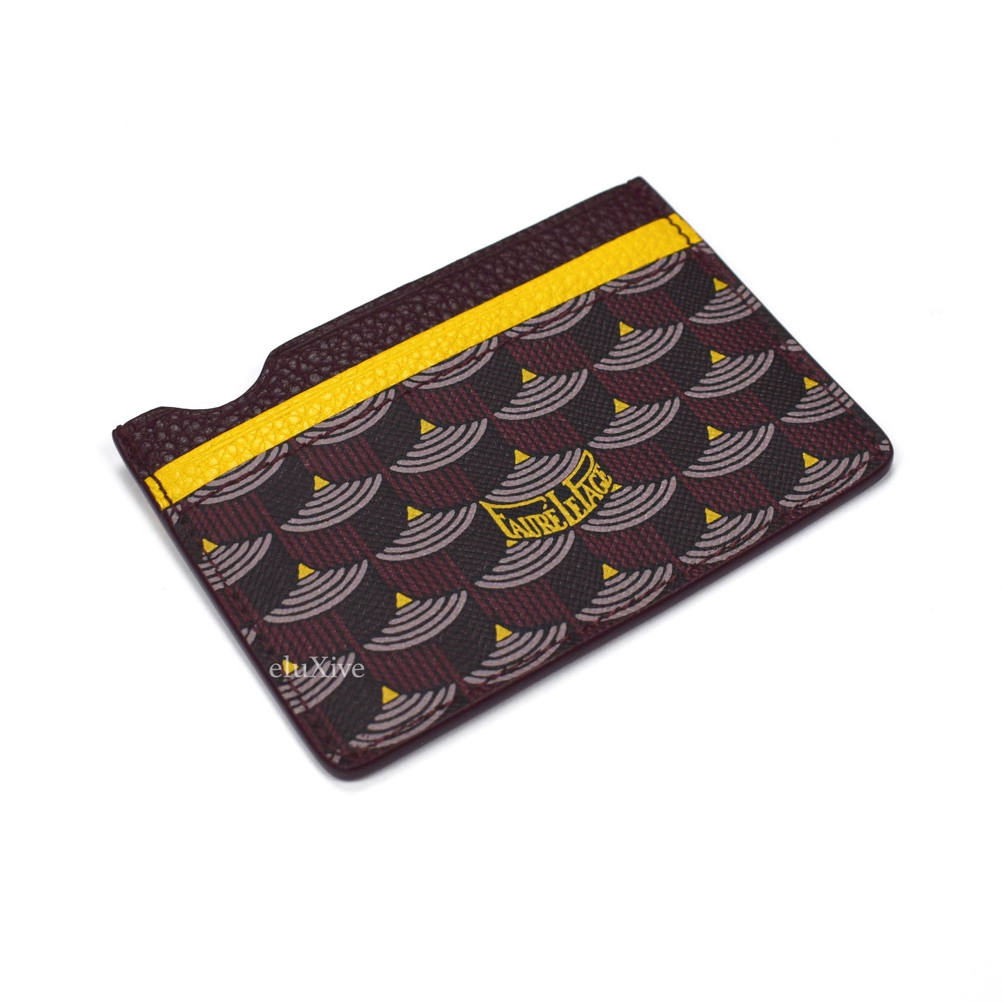 Faure Le Page - Rouge Ivresse / Yellow 4CC Card Holder