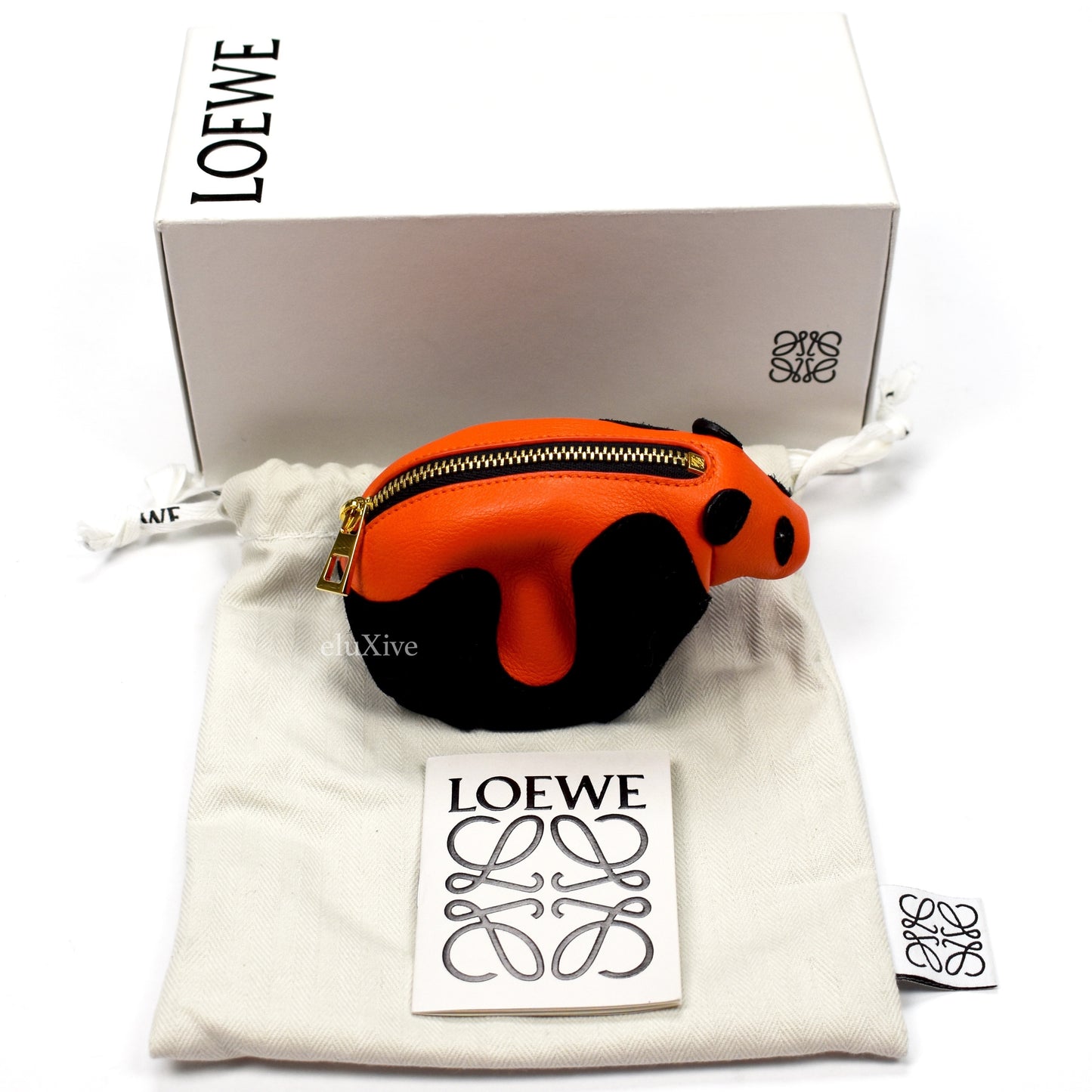 Loewe - Panda Coin Purse (Orange)