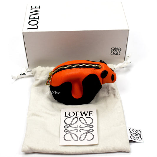 Loewe - Panda Coin Purse (Orange)