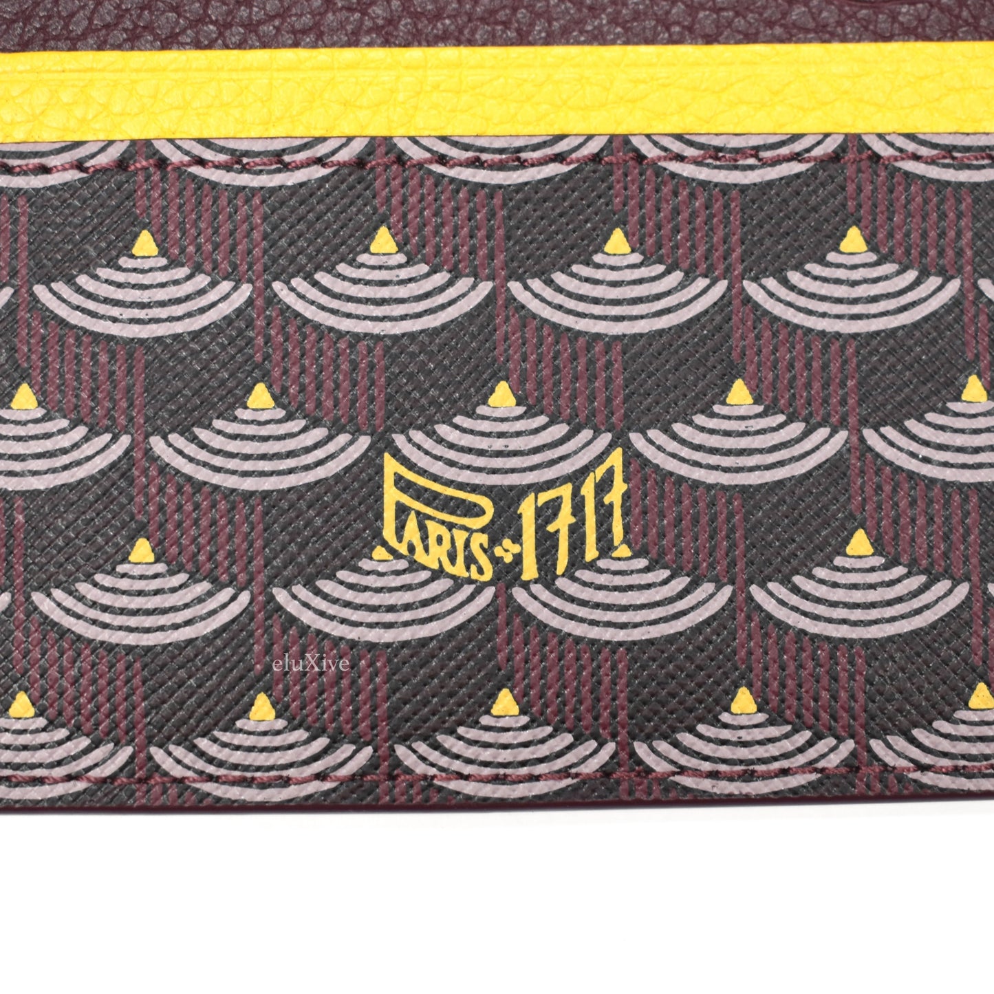 Faure Le Page - Rouge Ivresse / Yellow 4CC Card Holder