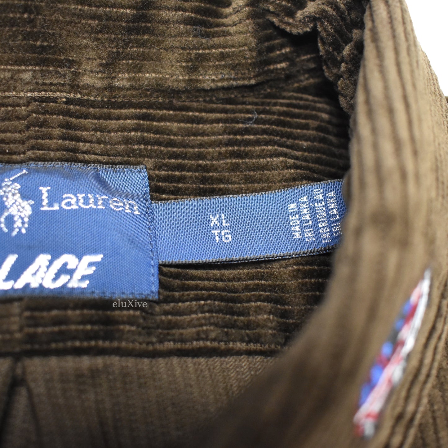 Palace x Ralph Lauren - Brown Car Embroidered Shirt