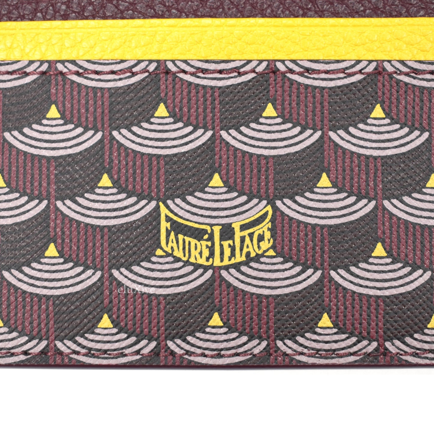Faure Le Page - Rouge Ivresse / Yellow 4CC Card Holder