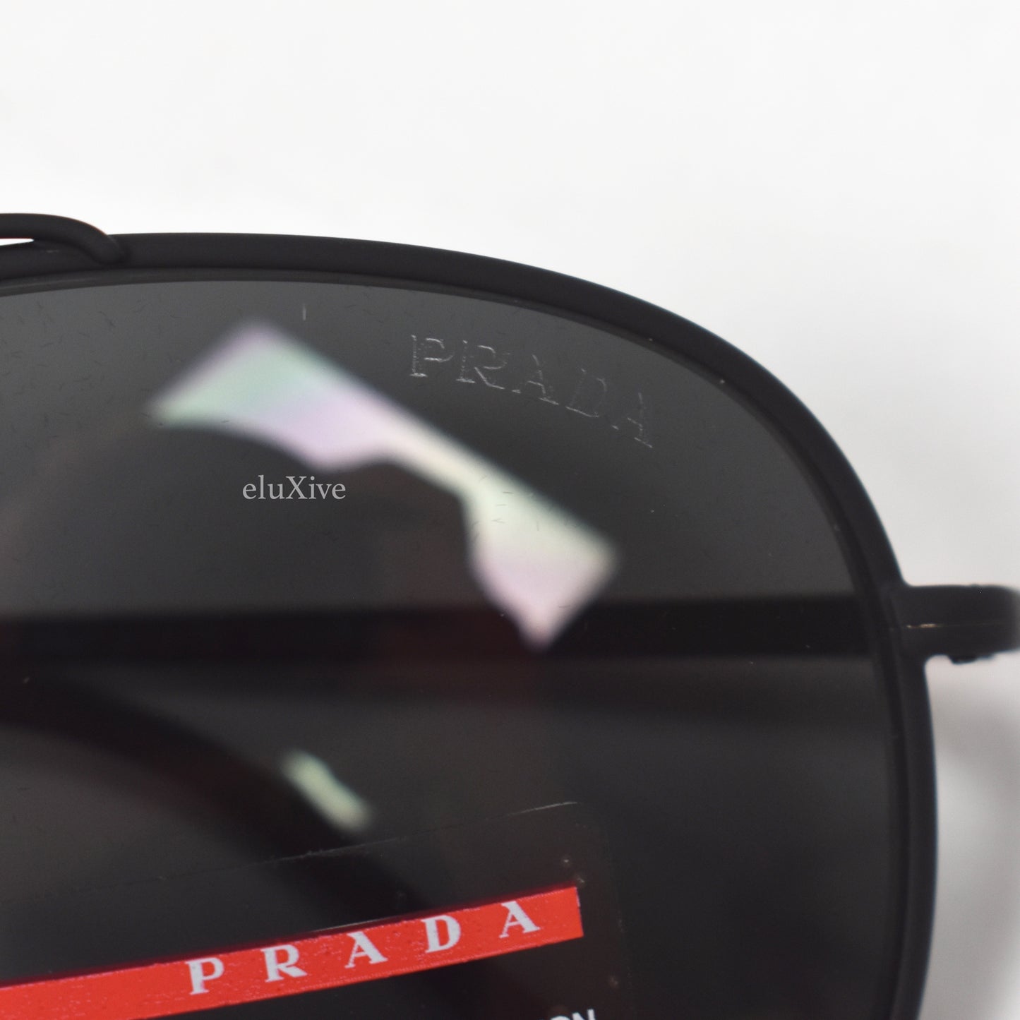Prada - PS 55US Black Aviator Sunglasses
