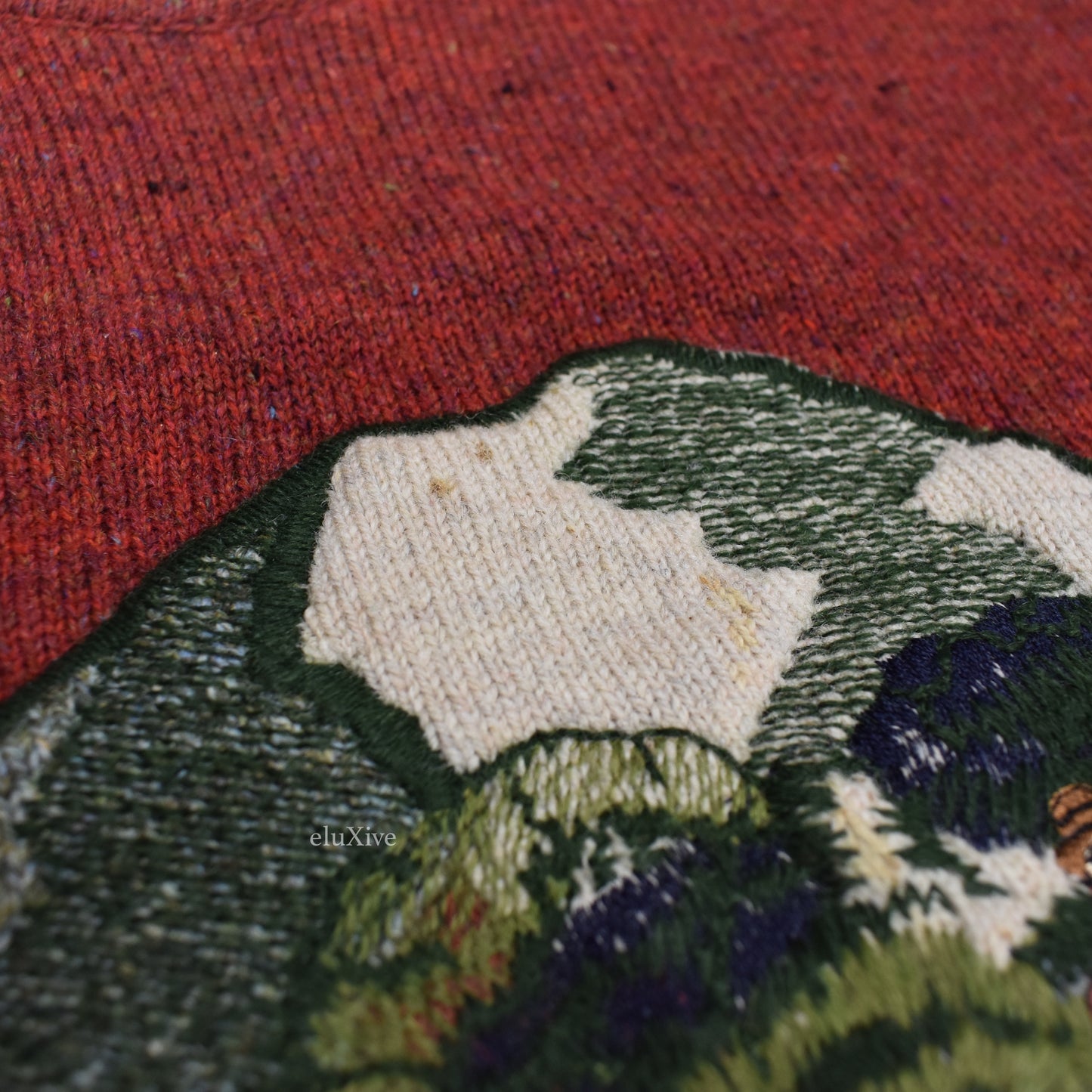 Burberry - Vintage 'Hills & Dales' Logo Embroidered Sweater