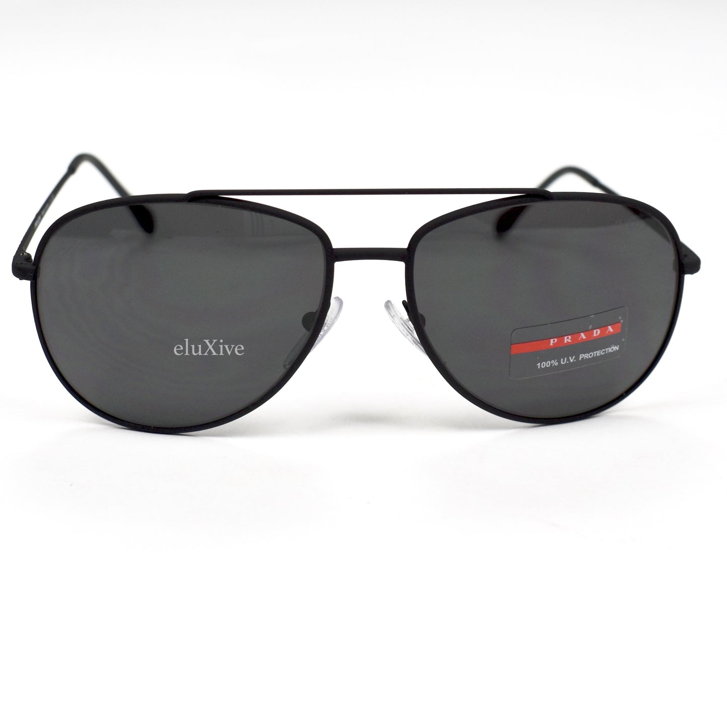 Prada - PS 55US Black Aviator Sunglasses