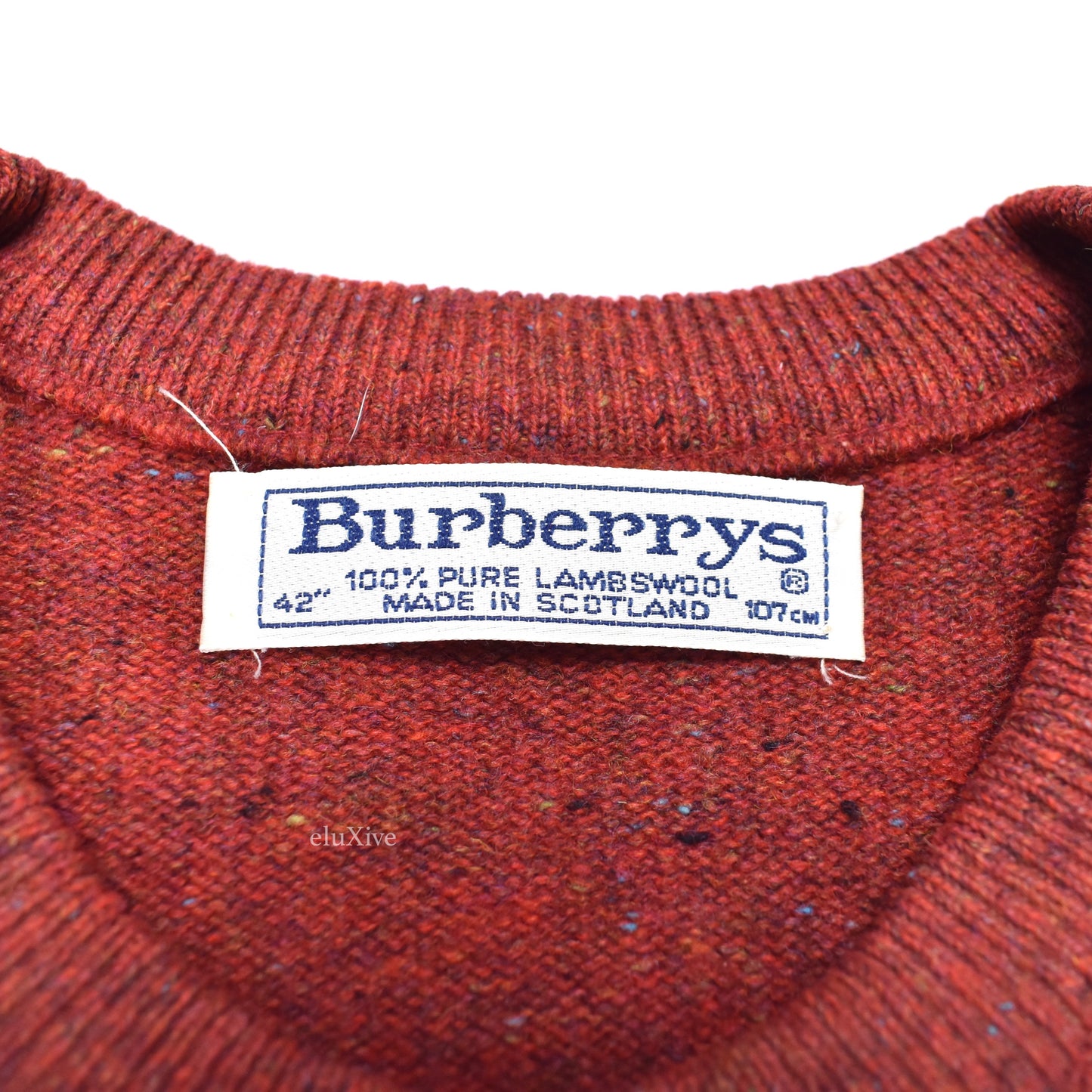 Burberry - Vintage 'Hills & Dales' Logo Embroidered Sweater