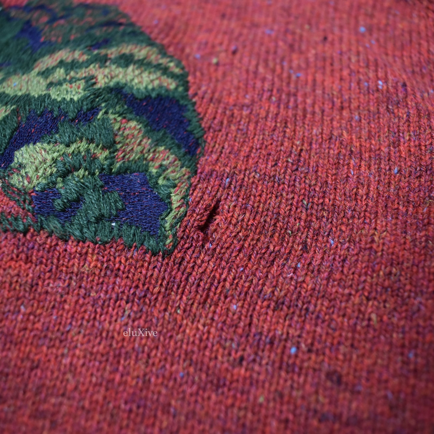 Burberry - Vintage 'Hills & Dales' Logo Embroidered Sweater