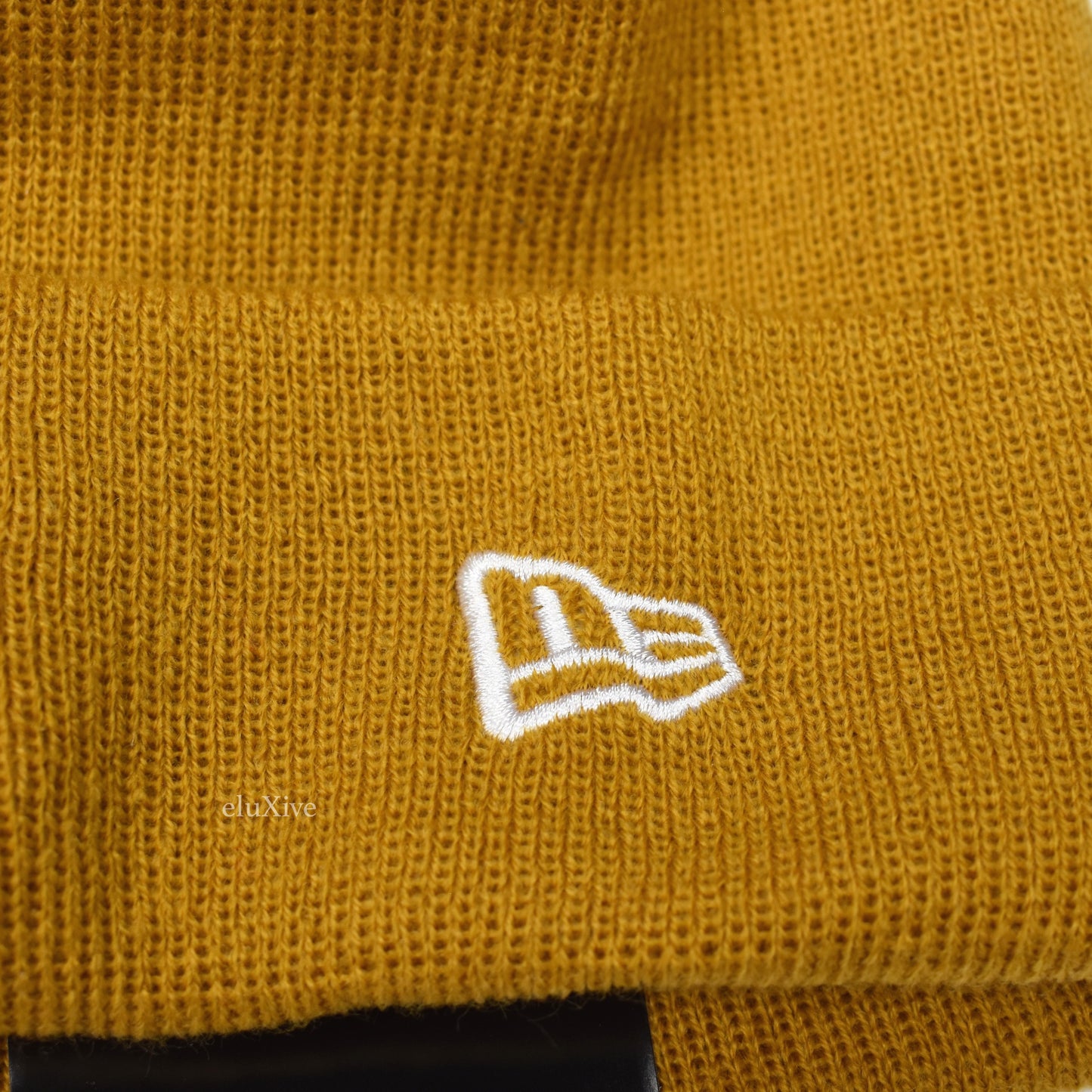 Supreme x New Era - Mustard Box Logo Beanie