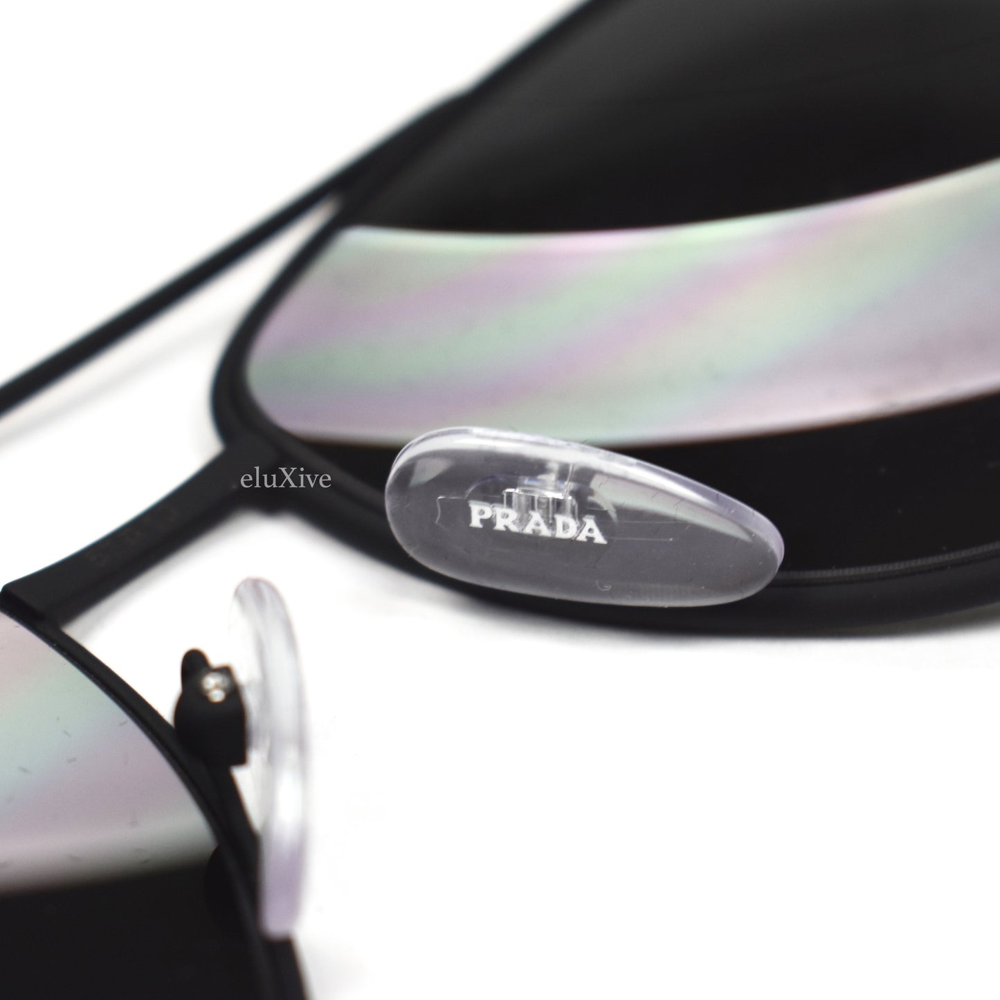 Prada - PS 55US Black Aviator Sunglasses