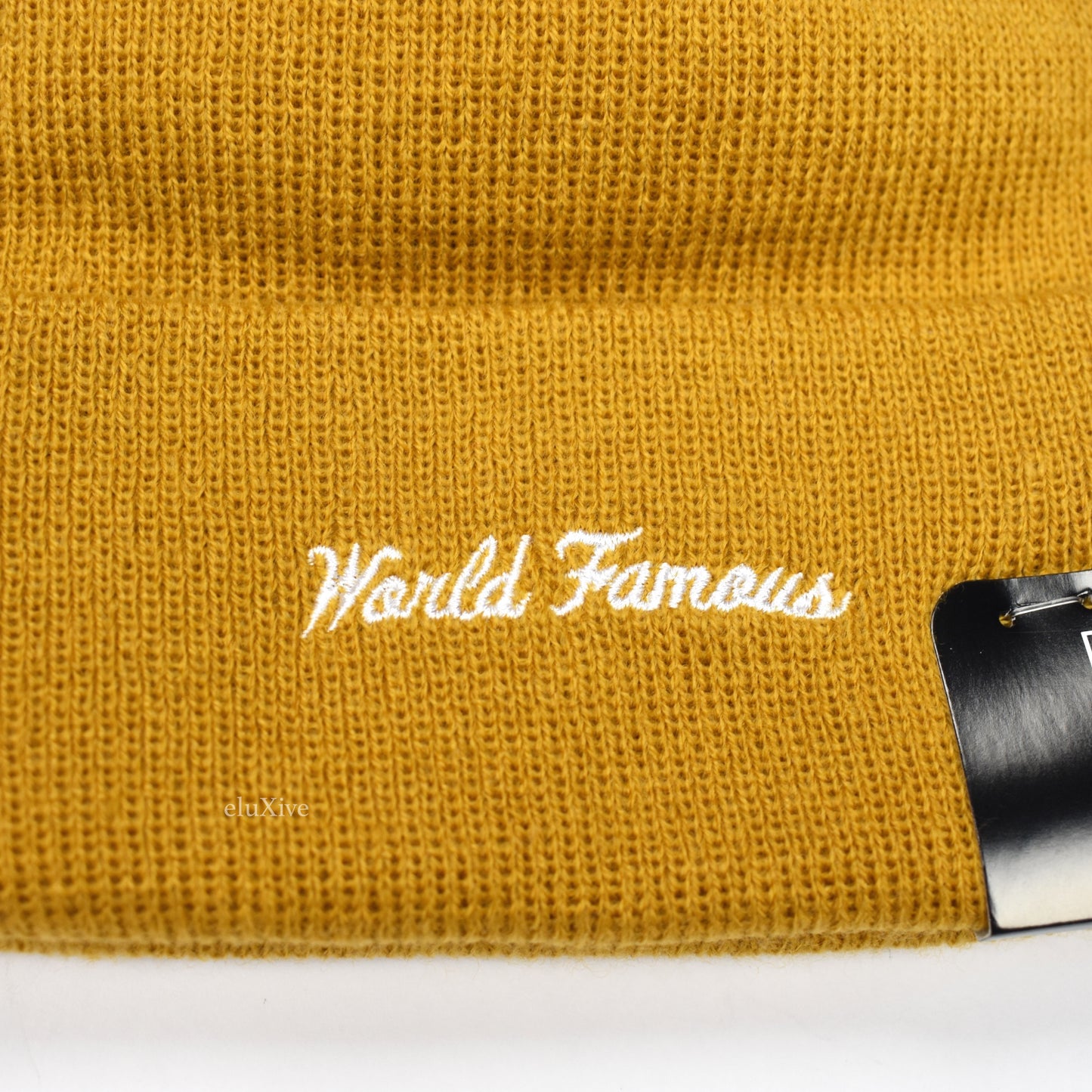 Supreme x New Era - Mustard Box Logo Beanie