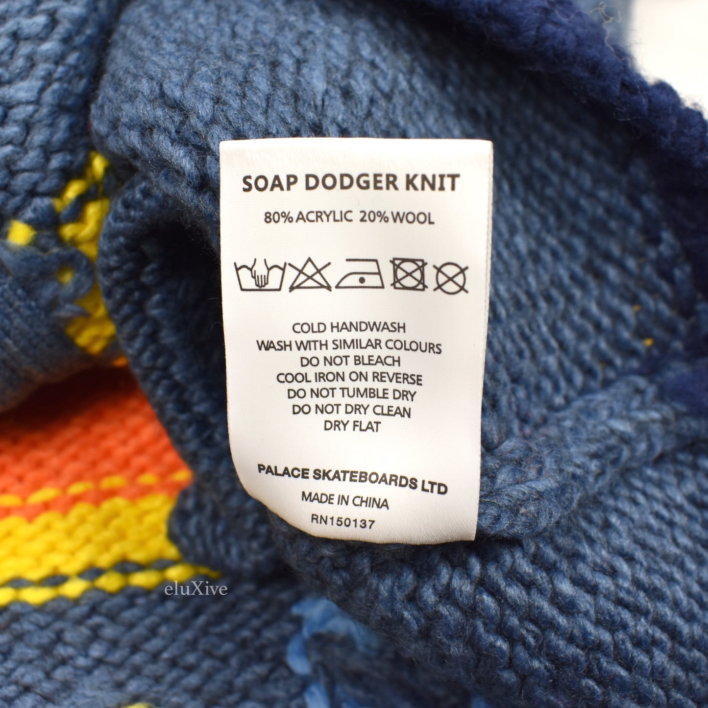 Palace - 'Soap Dodger' Sun Knit Logo Hoodie