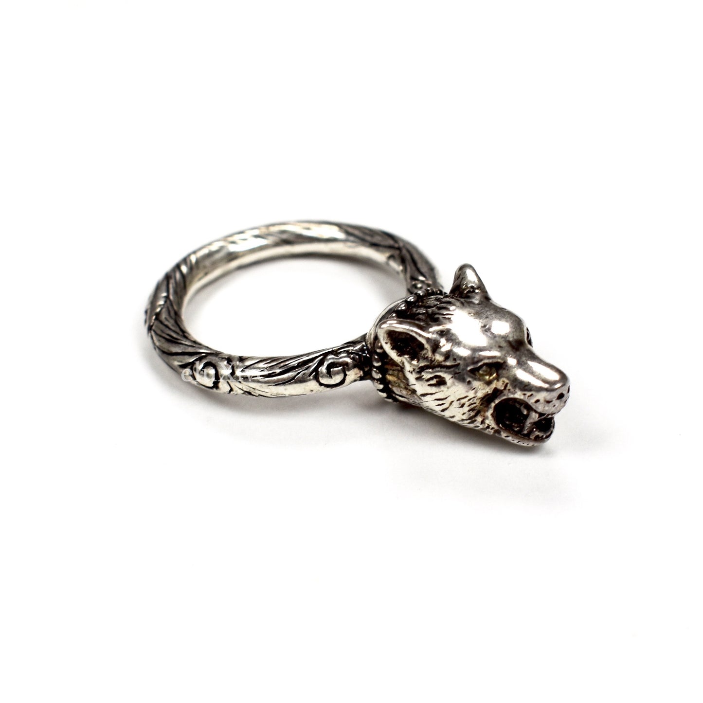 Gucci - Silver Anger Forest Wolf Ring