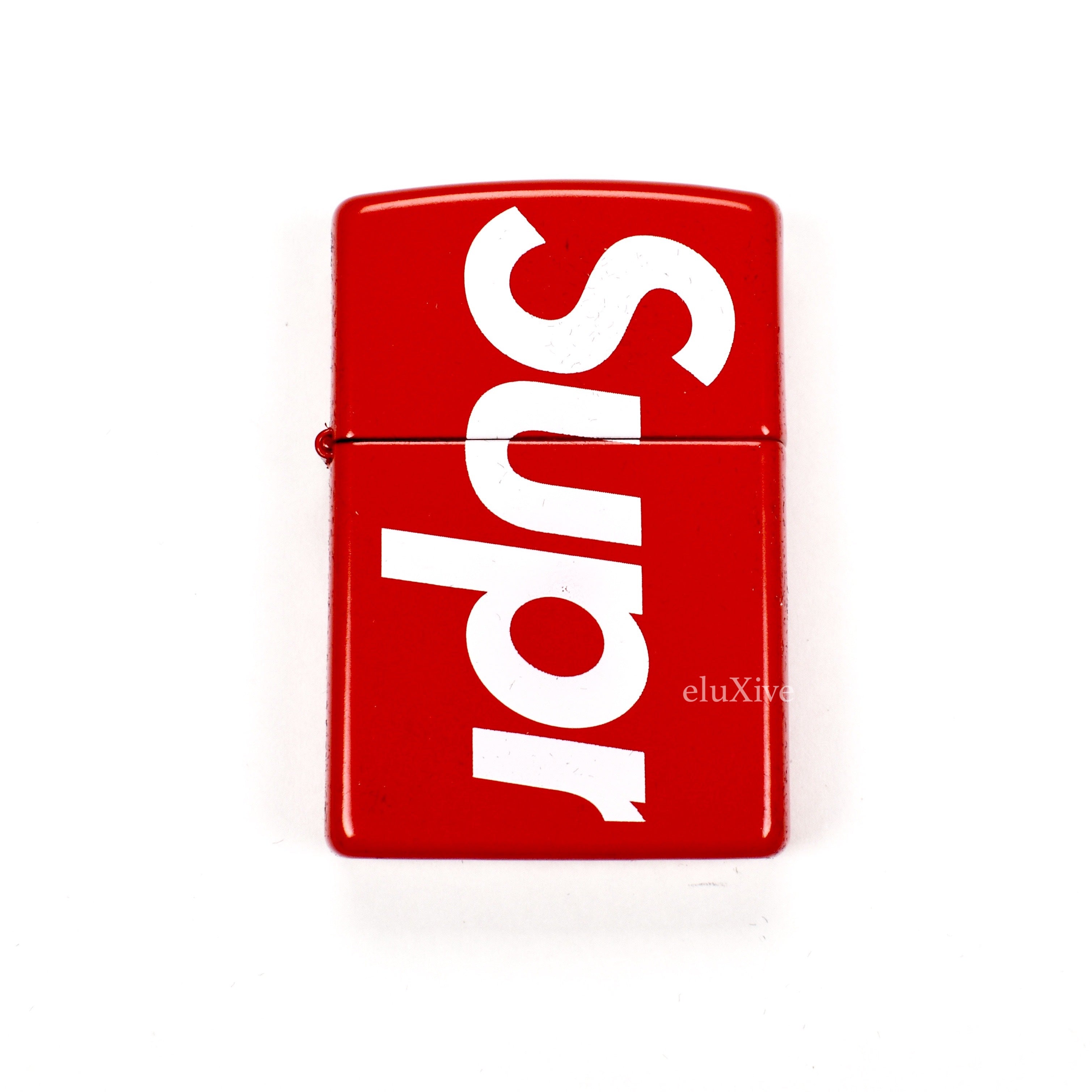 Supreme x Zippo - SS18 Large Red Box Logo Lighter – eluXive