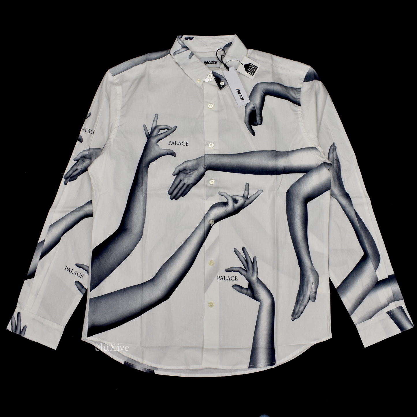 Palace - 'Armless' Logo Button Down Shirt (White)