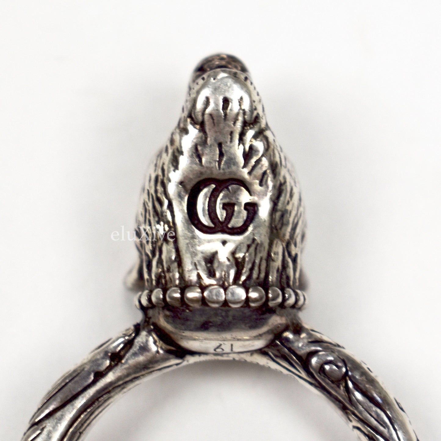 Gucci - Silver Anger Forest Wolf Ring