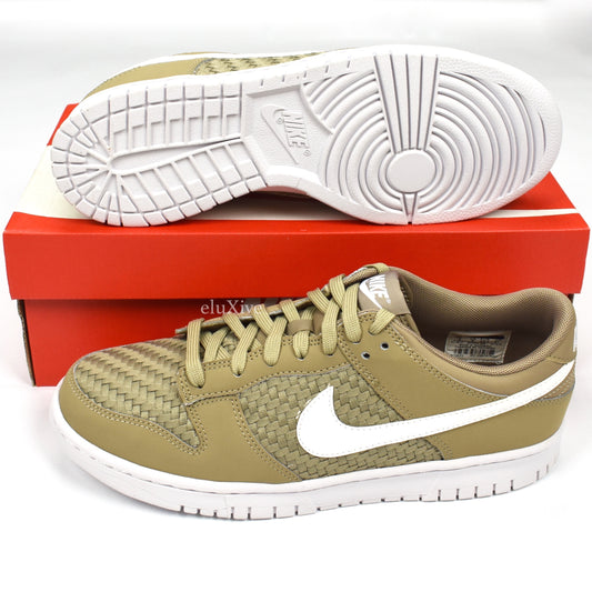 Nike - Dunk Low Woven (Khaki/White)