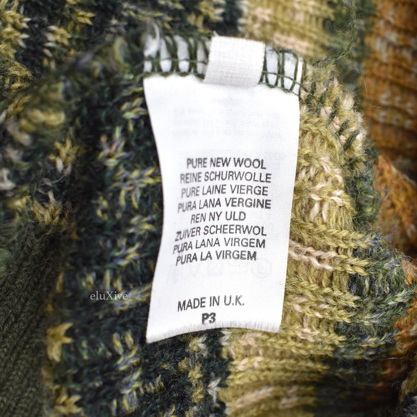 Burberry - Vintage Golf Course Logo Knit Sweater (Green)